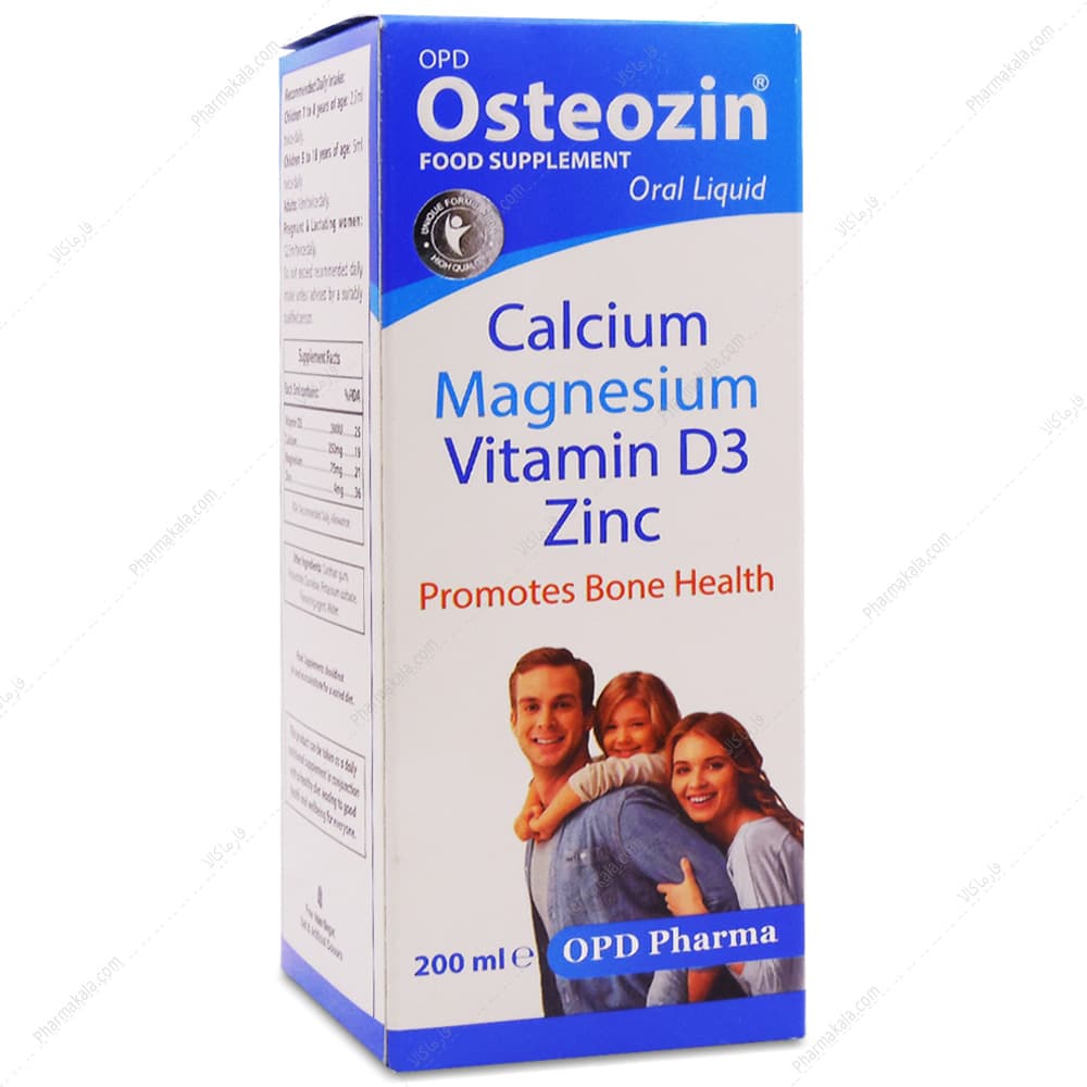 شربت او پی دی اوستئوزین او پی دی فارما 200ml