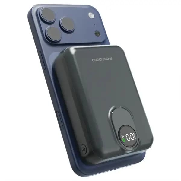 پاوربانک 20 هزار مگ سیف پرودو مدل Porodo Magnex 20000mAh MagSafe with USB-C & Lightning Port — تصویر ۳