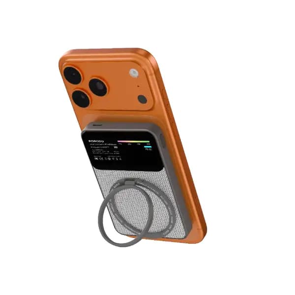پاوربانک 10000 هزار مگ سیف پرودو مدل Porodo Yas 10000mAh Power Bank Magsafe Charging — تصویر ۲