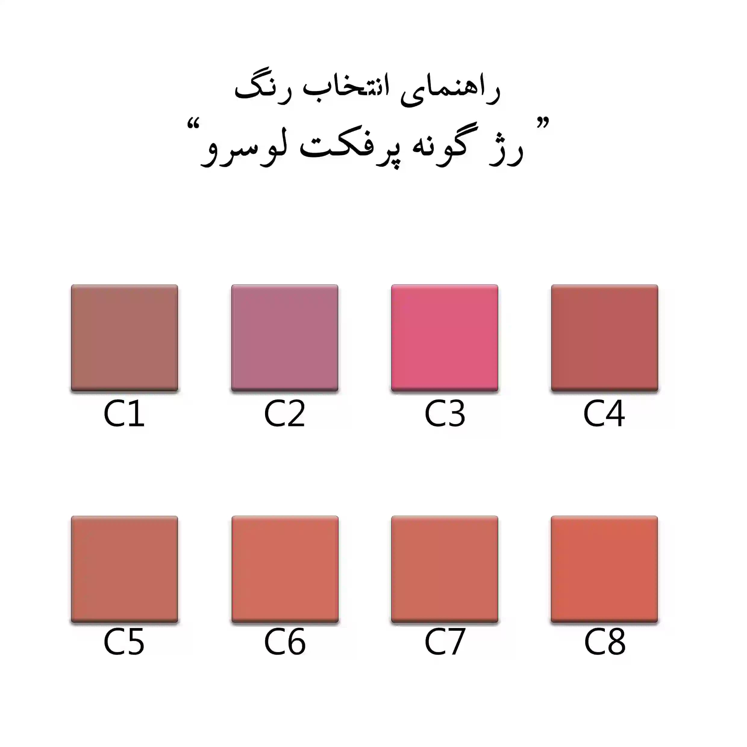 پالت رژ گونه لوسرو – تنوع رنگی — تصویر ۲