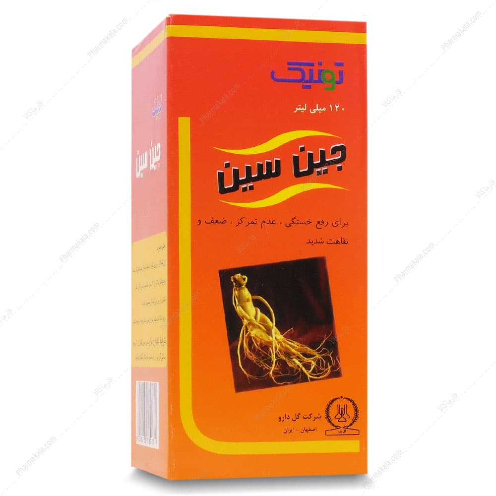 تونیک جین سین GINSIN گل دارو 120ml — تصویر ۲