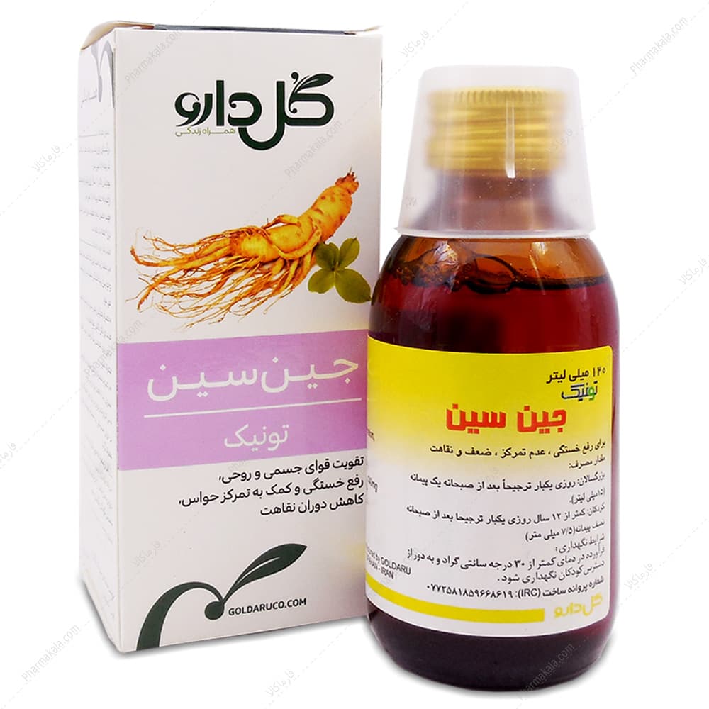 تونیک جین سین GINSIN گل دارو 120ml