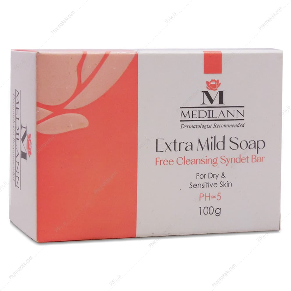 پاک کننده غیر صابونی پوست خشک و حساس مدیلن 100g