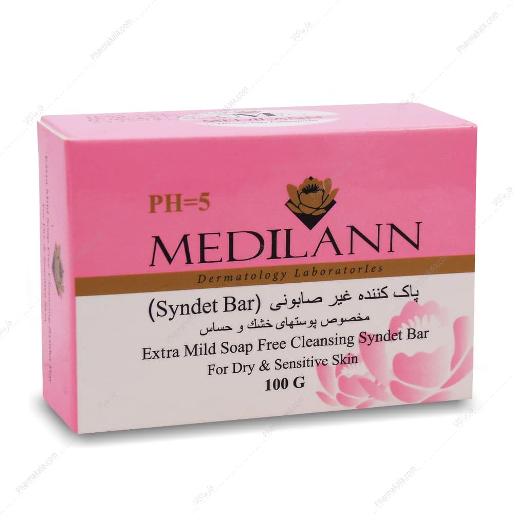 پاک کننده غیر صابونی پوست خشک و حساس مدیلن 100g — تصویر ۲