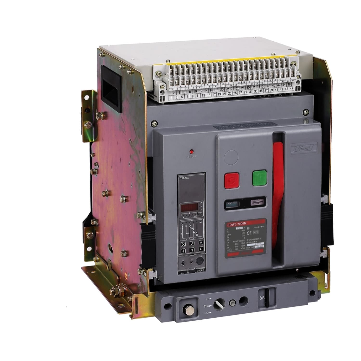 كليد هوايي هیمل سه پل 2000 آمپر فیکس (KA 80 ) ( LSIG + A Meter ) سري 3 HDW320M203FH5556M