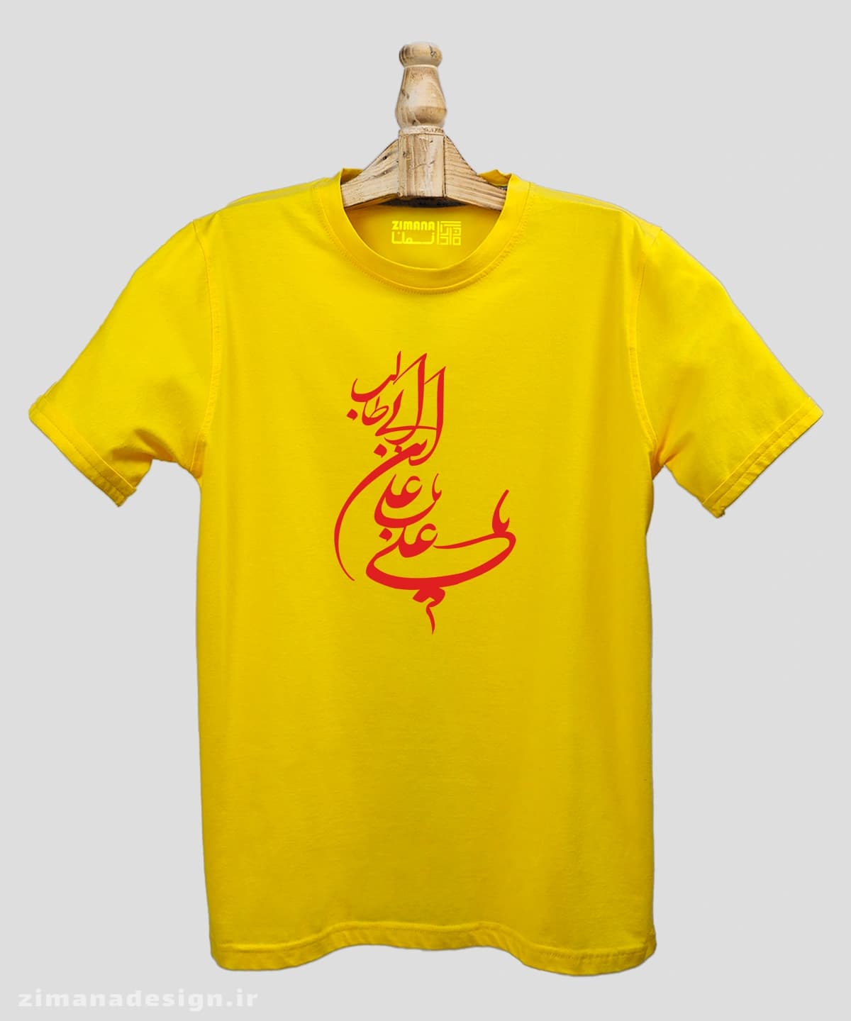 تیشرت مردانه و زنانه مذهبی طرح يا علي ابن ابي طالب کد 747 — تصویر ۵