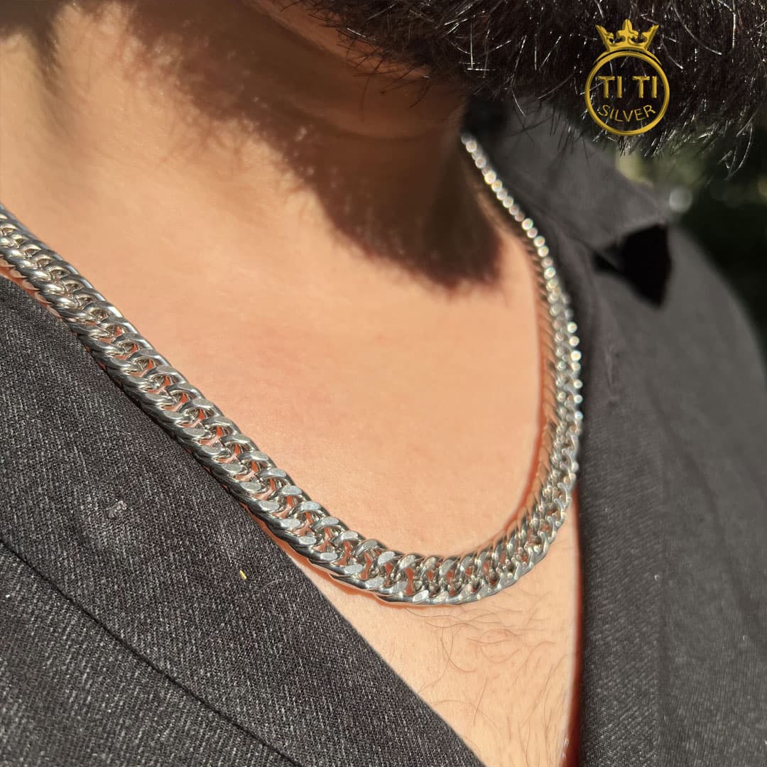 زنجیر مردانه کارتیر استیل 011625 — تصویر ۵