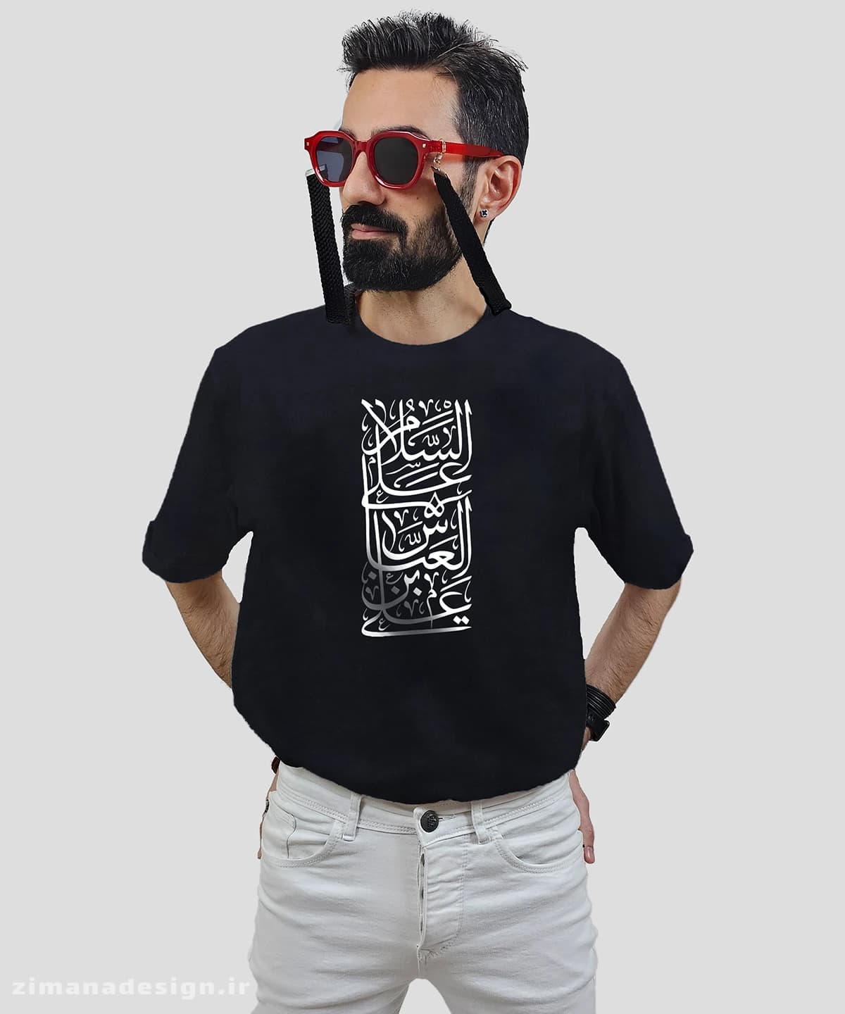 تیشرت مردانه و زنانه مذهبی طرح السلام علیک یا اباالفضل العباس کد 729