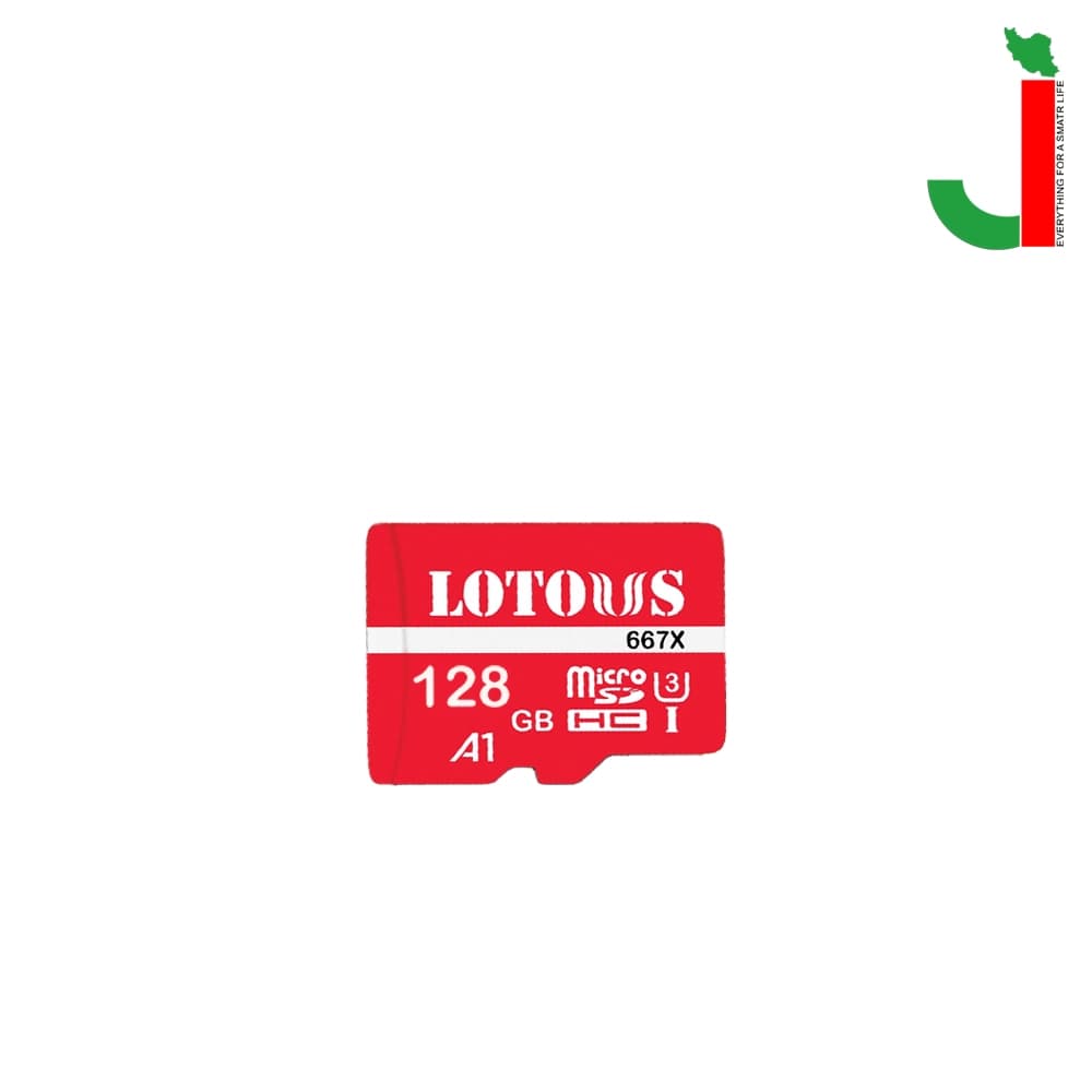 کارت حافظه microSDXC لوتوس مدل 667Xظرفیت 128 گیگابایت
