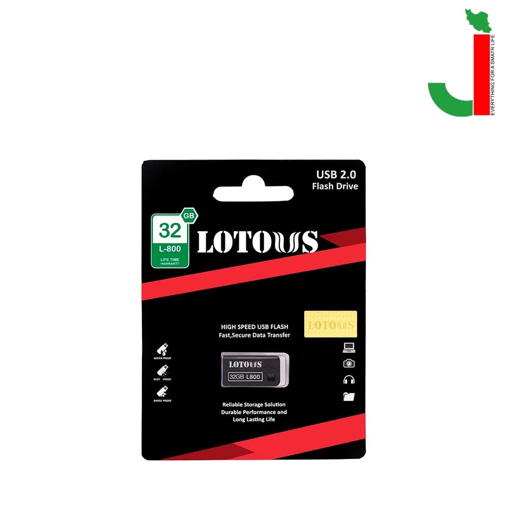 فلش مموری لوتوس مدل L800 ظرفیت 32 گیگابایت USB 2.0 — تصویر ۲