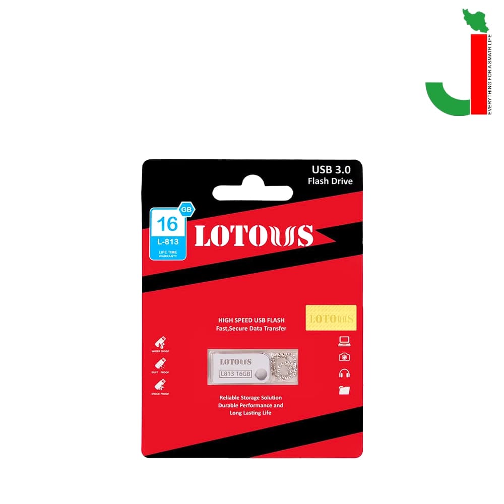 فلش مموری لوتوس مدل L813 ظرفیت 16 گیگابایت USB 3.2 — تصویر ۲