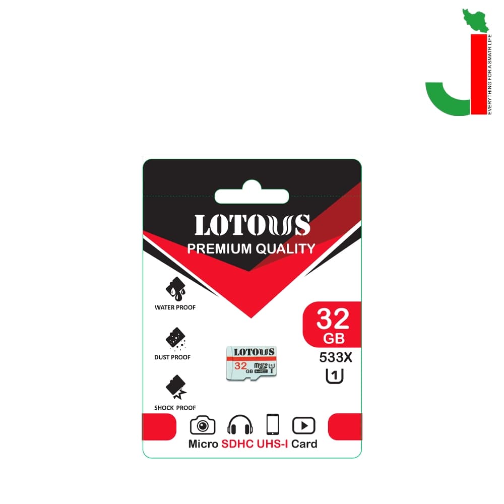 کارت حافظه لوتوس مدل 533X ظرفیت 32 گیگابایت — تصویر ۲