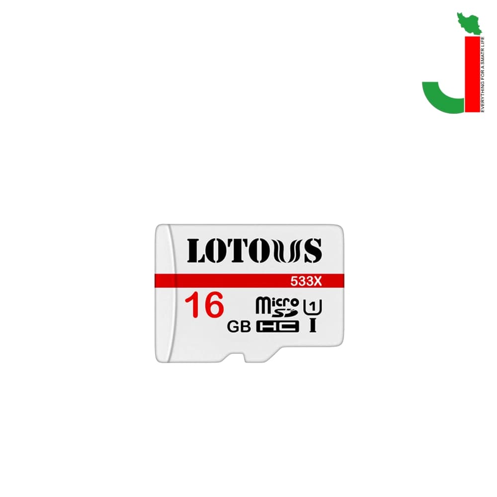 کارت حافظه لوتوس مدل 533X ظرفیت 16 گیگابایت