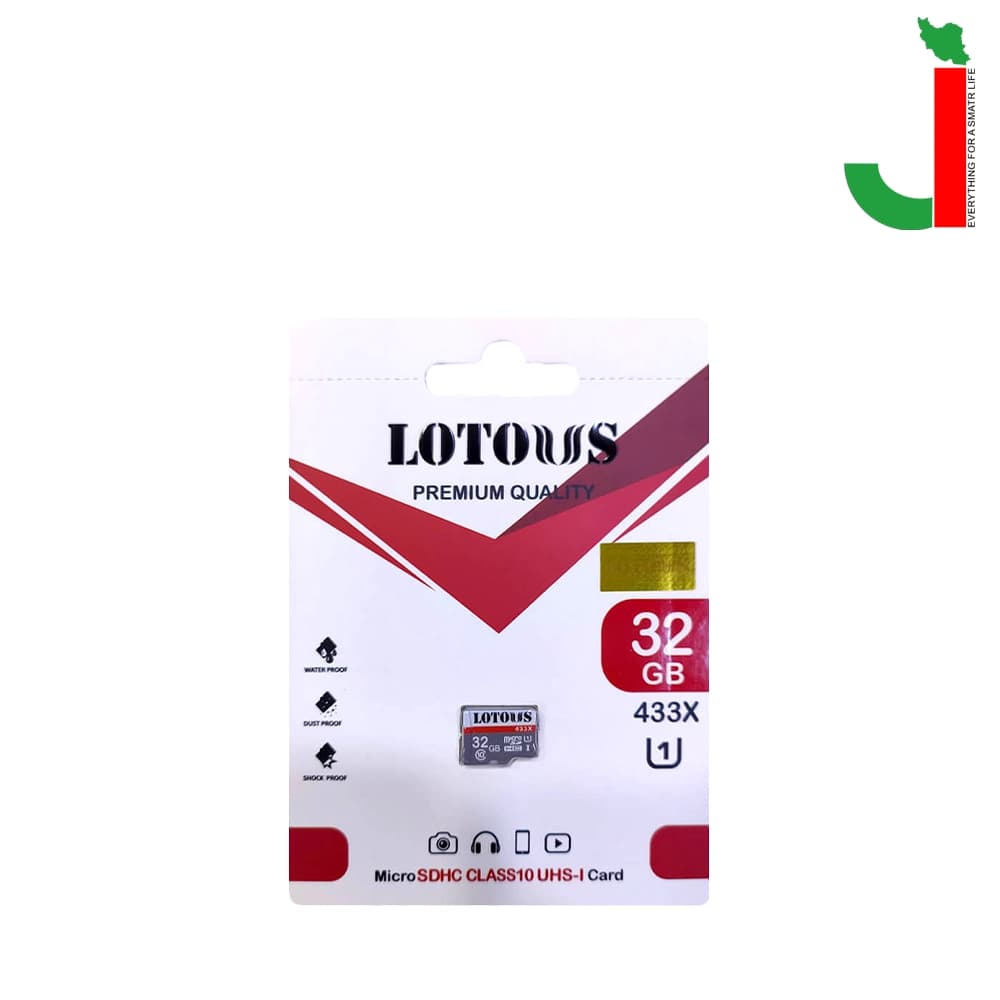 کارت حافظه لوتوس مدل 433X ظرفیت 32 گیگابایت — تصویر ۲