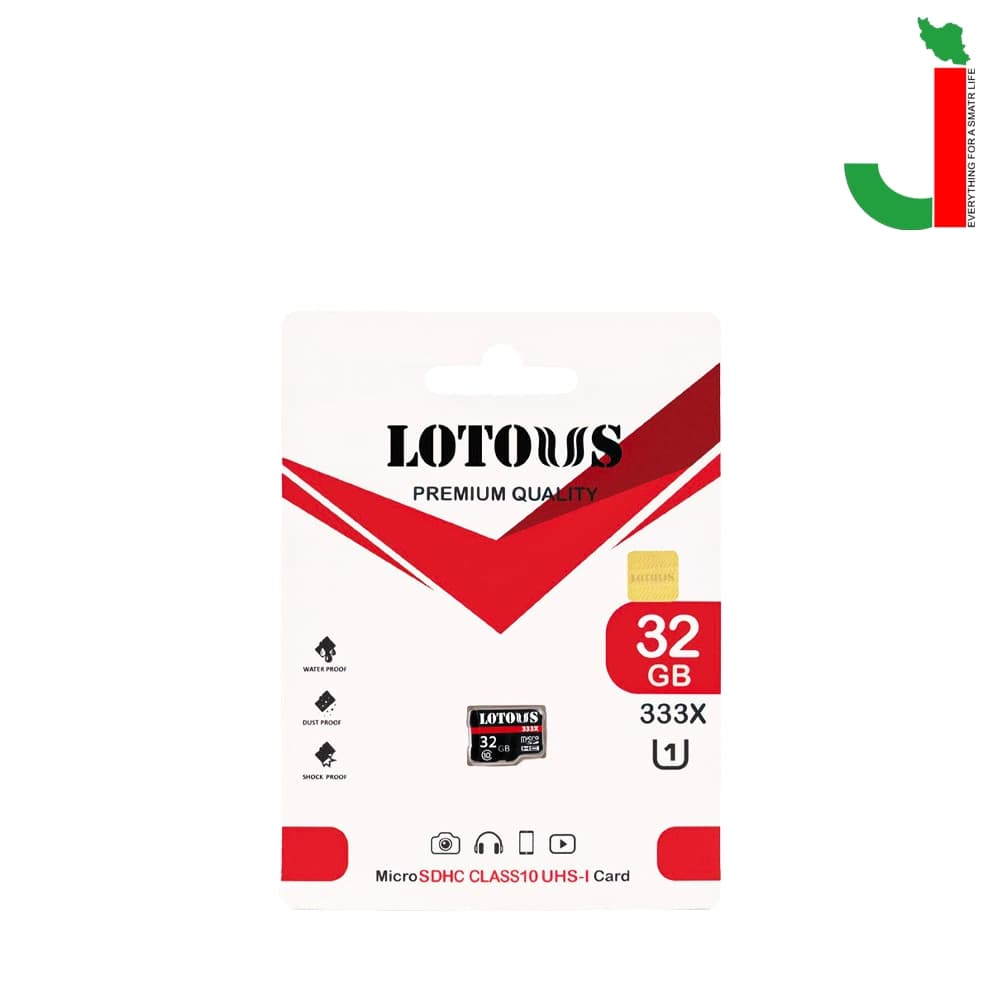 کارت حافظه میکرو لوتوس مدل 333X ظرفیت 32 گیگابایت — تصویر ۲