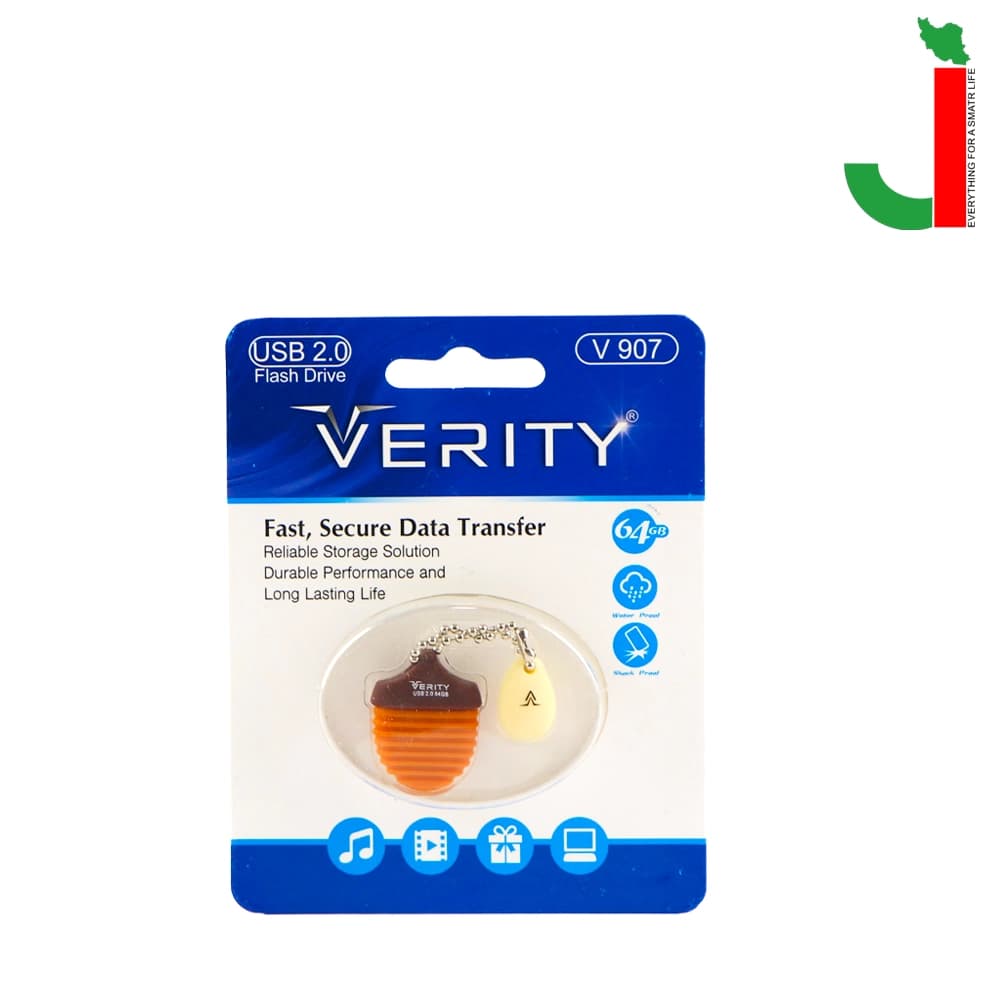 فلش مموری وریتی مدل V907 ظرفیت 64 گیگابایت USB 2.0 — تصویر ۲
