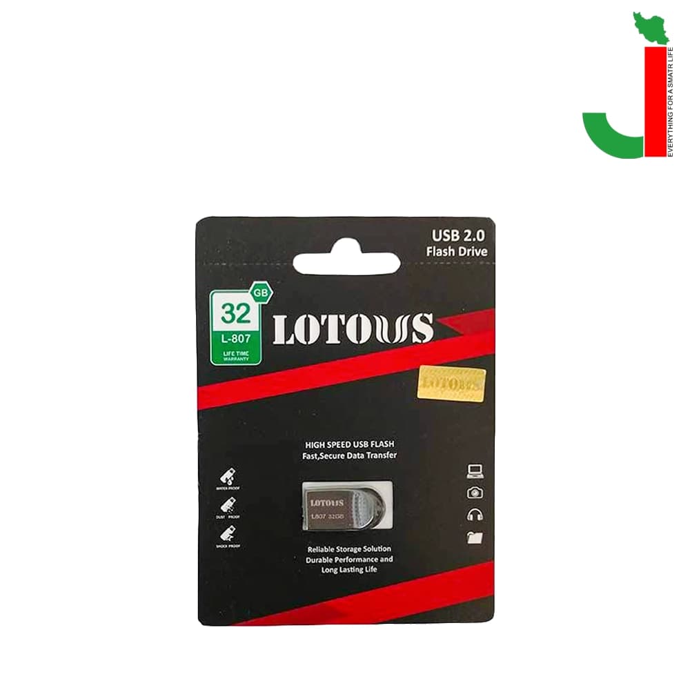 فلش مموری لوتوس مدل L807 ظرفیت 32 گیگابایت USB 2.0 — تصویر ۲