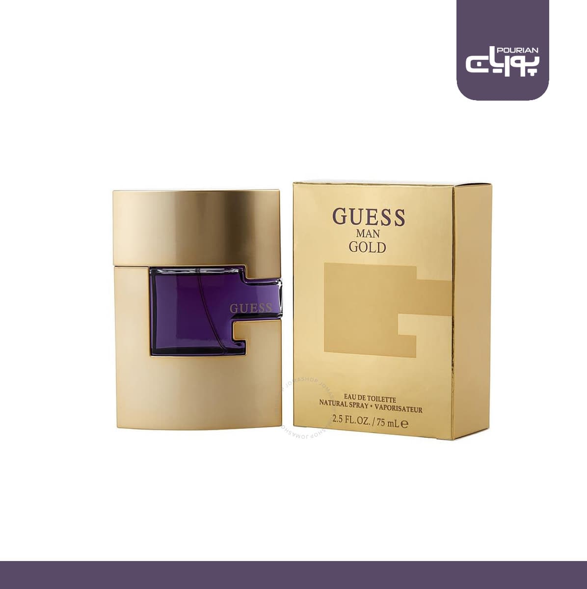 عطر ادکلن گس گلد مردانه طلایی — تصویر ۲