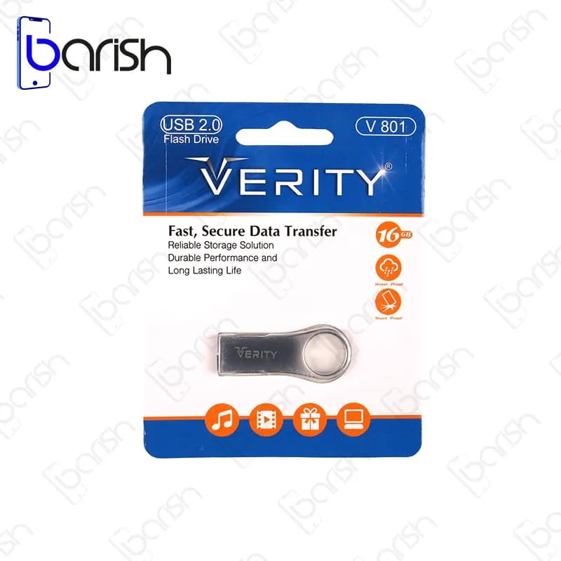 فلش مموری وریتی مدل V801 ظرفیت 16 گیگابایت USB2.0 — تصویر ۵