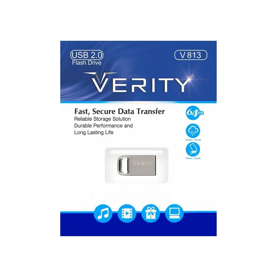 فلش مموری وریتی مدل V813 ظرفیت 64 گیگابایت USB2.0 — تصویر ۵