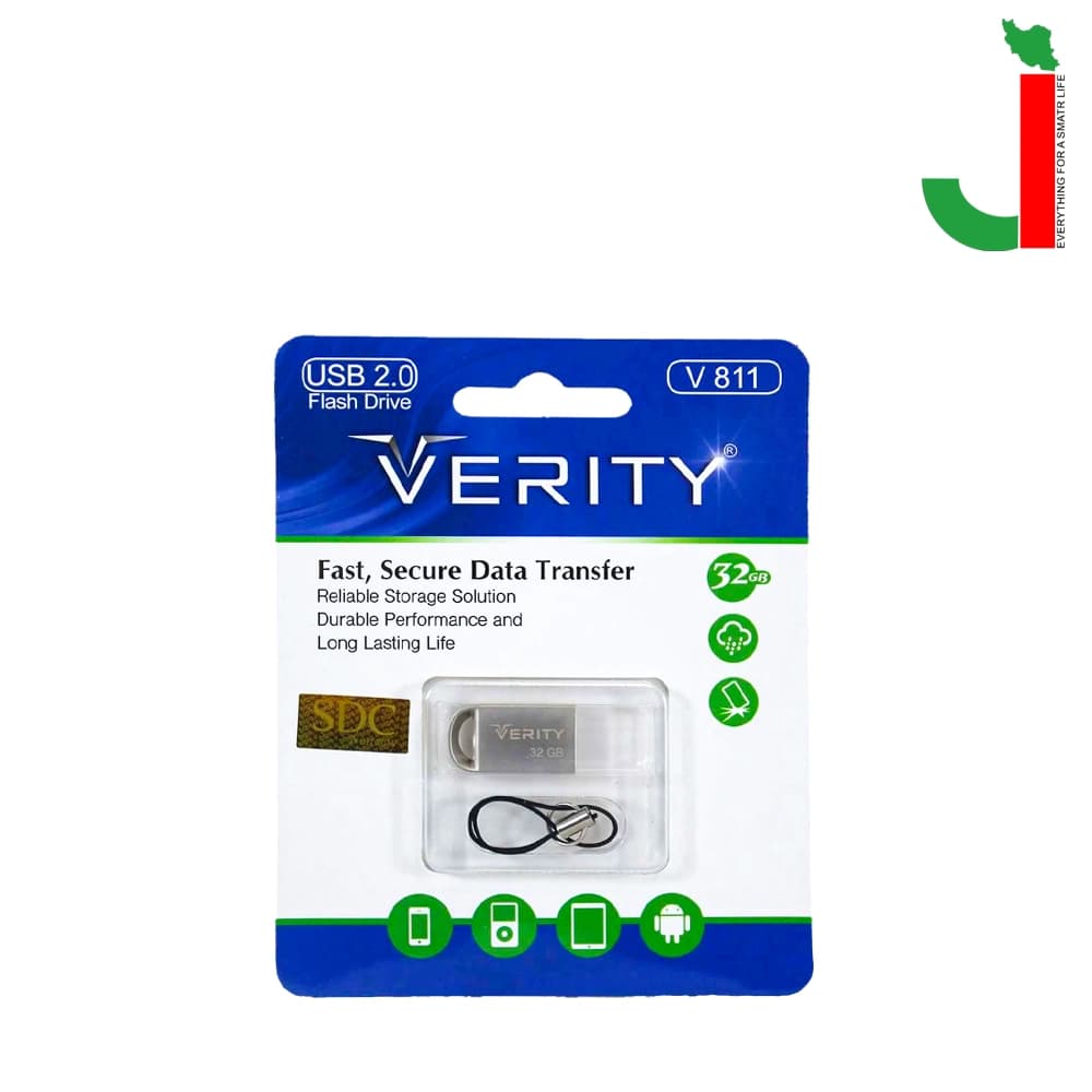 فلش مموری وریتی مدل V811 ظرفیت 32 گیگابایت USB2.0 — تصویر ۲