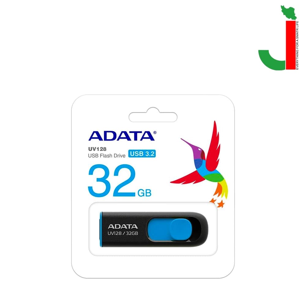 فلش آدیتا مدل UV128 با ظرفیت 32 گیگابایت USB3.2 — تصویر ۲