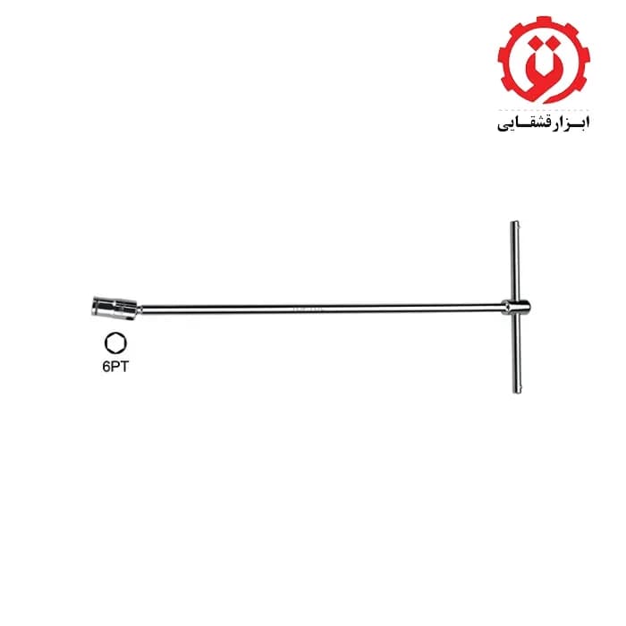 بکس T شکل 12 میلی متر 6 پر 32 سانتی متر لغلغه ای تاپ تول مدل CTBA1232 — تصویر ۲
