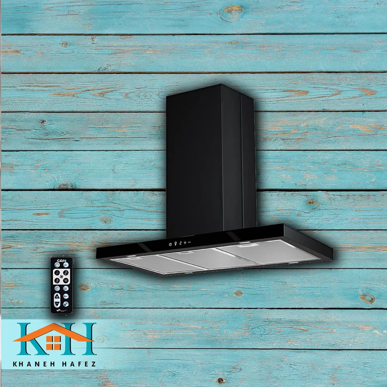 هود جزیره ای کن مدل GI-1430 مشکی 90