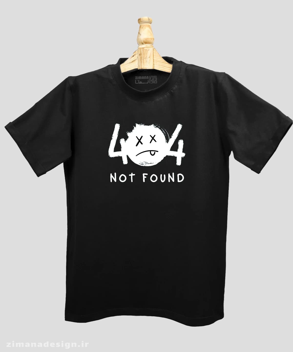 تیشرت مردانه و زنانه طرح ارور Not Found 404 — تصویر ۷