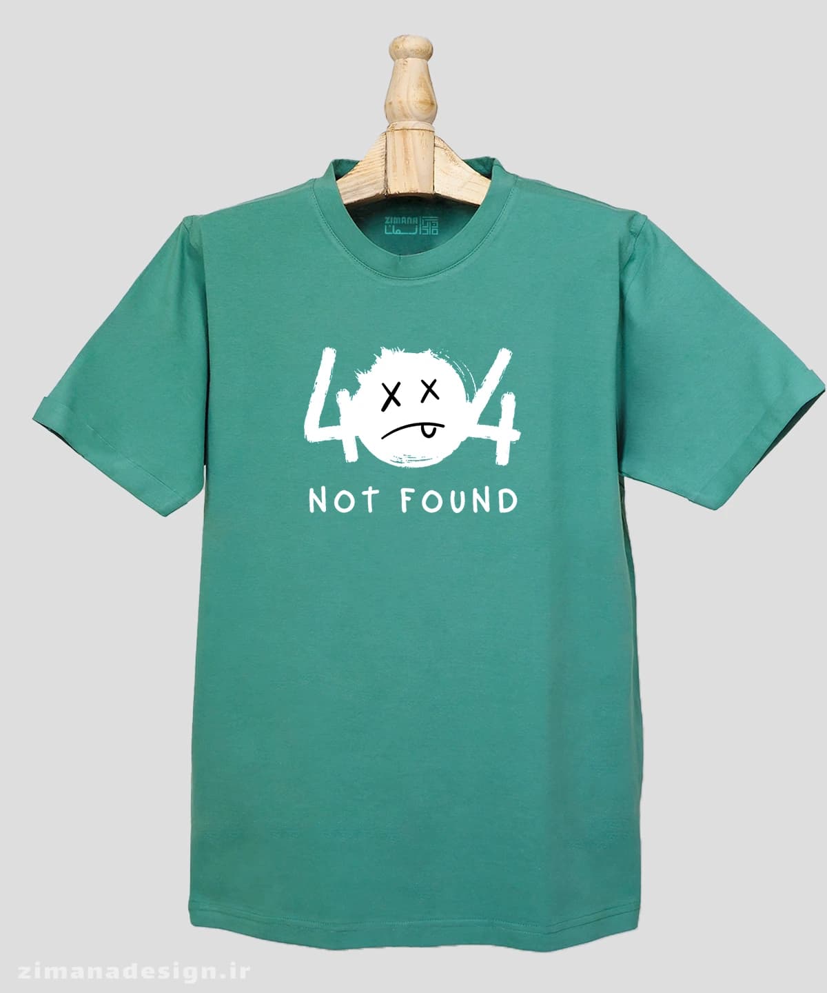 تیشرت مردانه و زنانه طرح ارور Not Found 404 — تصویر ۴