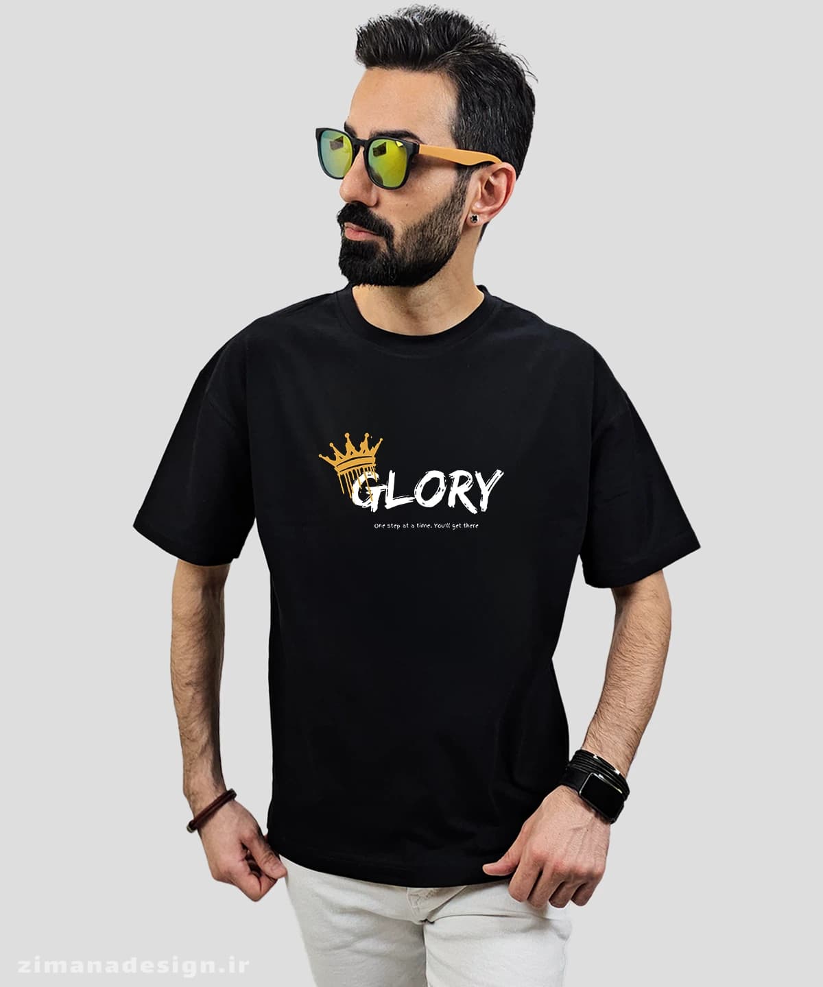 تیشرت لش مردانه و زنانه موزیک طرح Glory — تصویر ۳