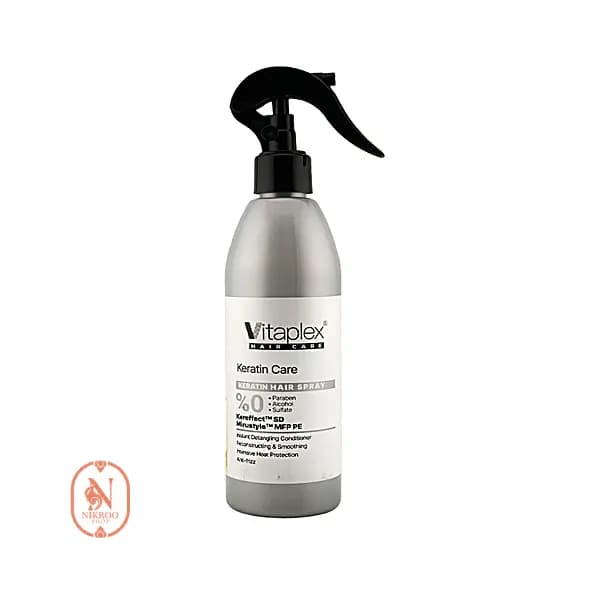 اسپری ترمیم کننده و نرم کننده موهای کراتین شده ویتاپلکس 300ML
