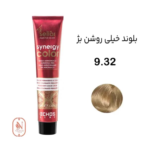 رنگ مو بدون آمونیاک اچ اس لاین 9/32 100 میل