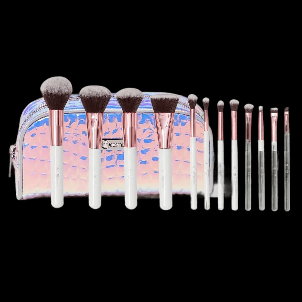 ست براش 12 تکه کریستال کوارتز بی اچ Bh Cosmetics