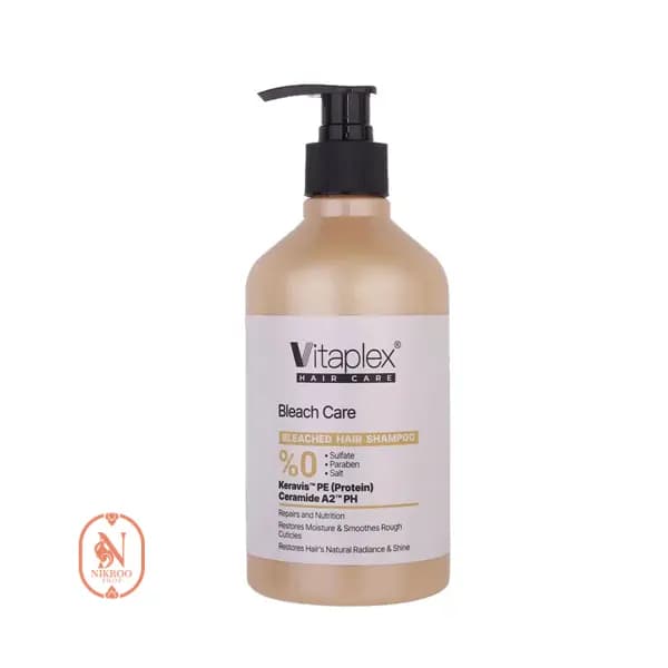 شامپو مناسب موهای دکلره و آسیب دیده VITAPLEX 500ML
