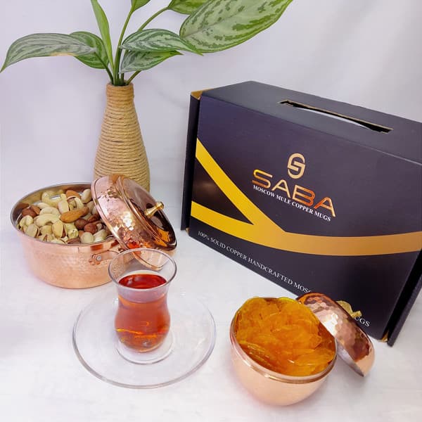 هدیه صنایع دستی مسی کد HS54 — تصویر ۳
