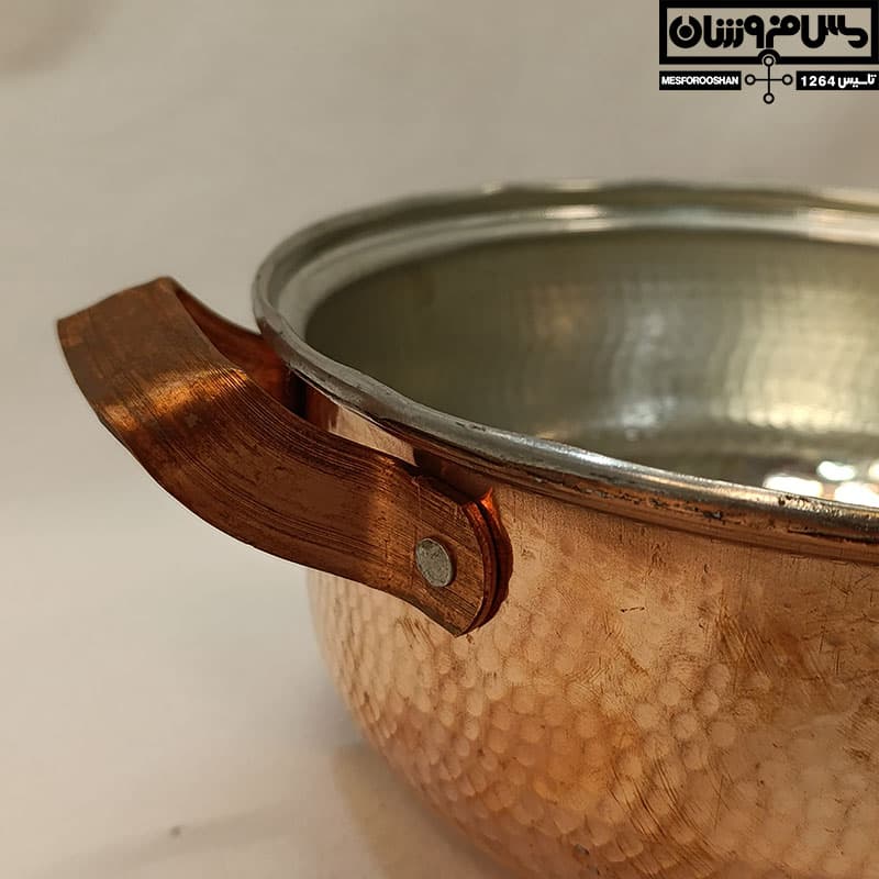 ماهیتابه مسی مدل میگو — تصویر ۵