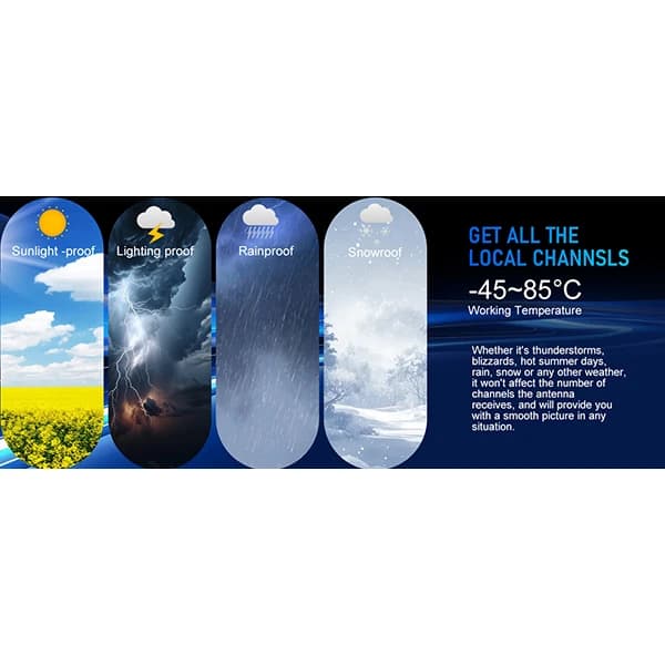 آنتن رومیزی دیجیتال اچ دی تی وی مدل SY-160T-U — تصویر ۷