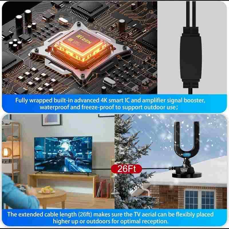 آنتن رومیزی دیجیتال اچ دی تی وی مدل SY-160T-U — تصویر ۳