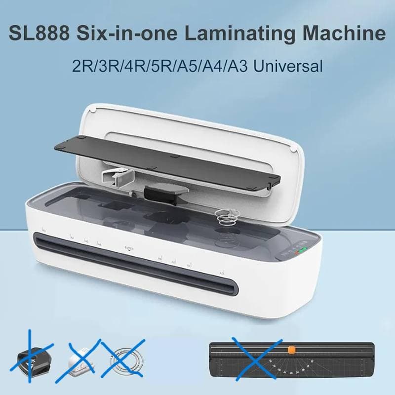 دستگاه لمینت و پرس SL888 سایز A3 — تصویر ۸