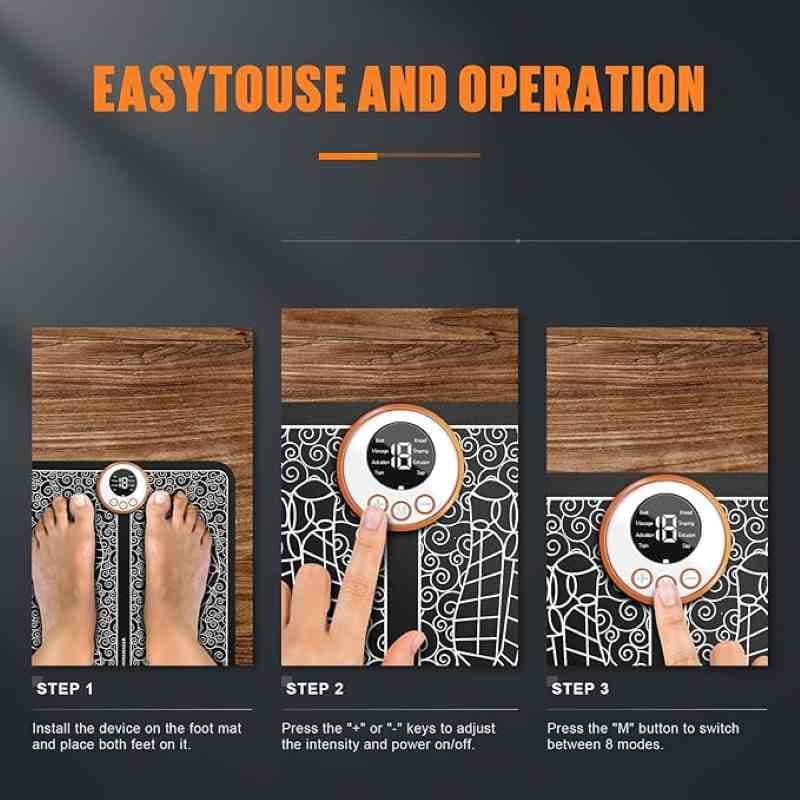 ماساژور پا EMS FOOT MASSAGER — تصویر ۳