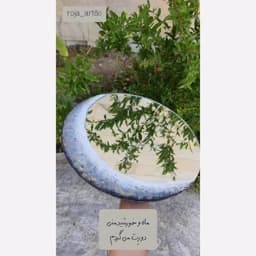 آینه دکوراتیو طرح ماه برجسته — تصویر ۲
