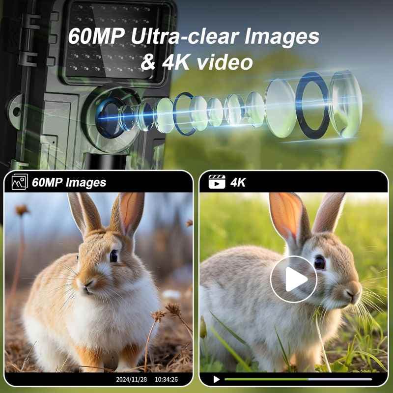 دوربین حیات وحش 4K برند Vizgifin — تصویر ۲
