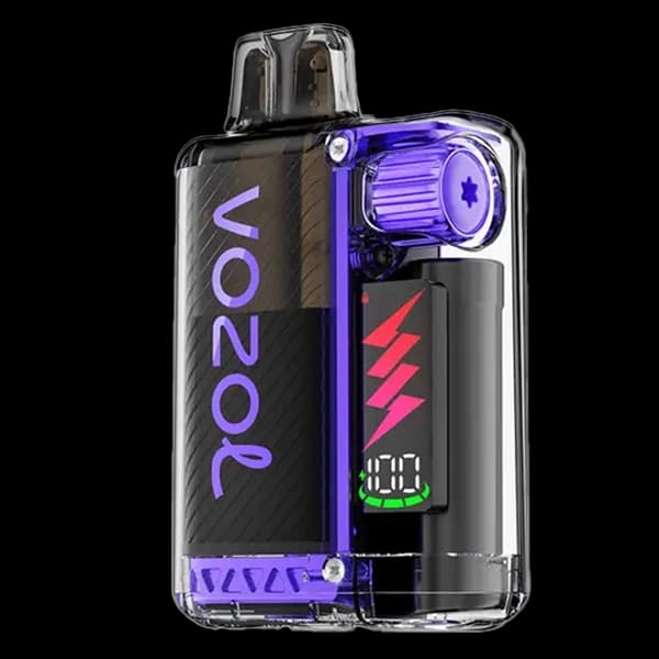 پاد یکبار مصرف وزول ویستا پلاگ انگور یخ 15000 پاف Vozol vista plug grape ice pod