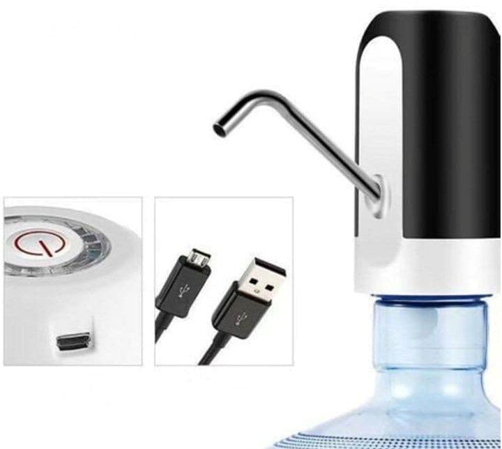پمپ آب گالن شارژی اصلی EASY SPEED مدل 2025 – مشکی — تصویر ۴