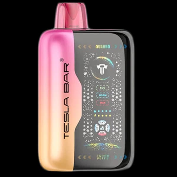 پاد یکبار مصرف تسلا بار توت فرنگی انبه 40000 پاف Tesla bar srtrawberry mango pod