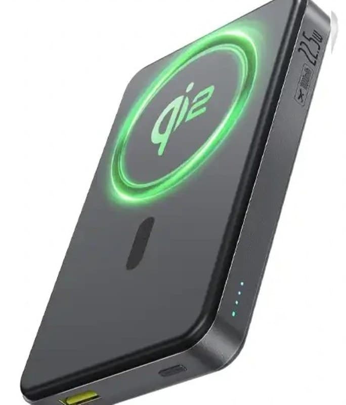 پاوربانک باسئوس وایرلس 10.000 میلی آمپر مگنتی مدل Baseus Airpow 2 Qi2 Magnetic
