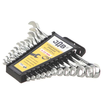 آچار یکسر تخت و یکسر رینگی مدل AMSV-6-22 مجموعه 12 عددی