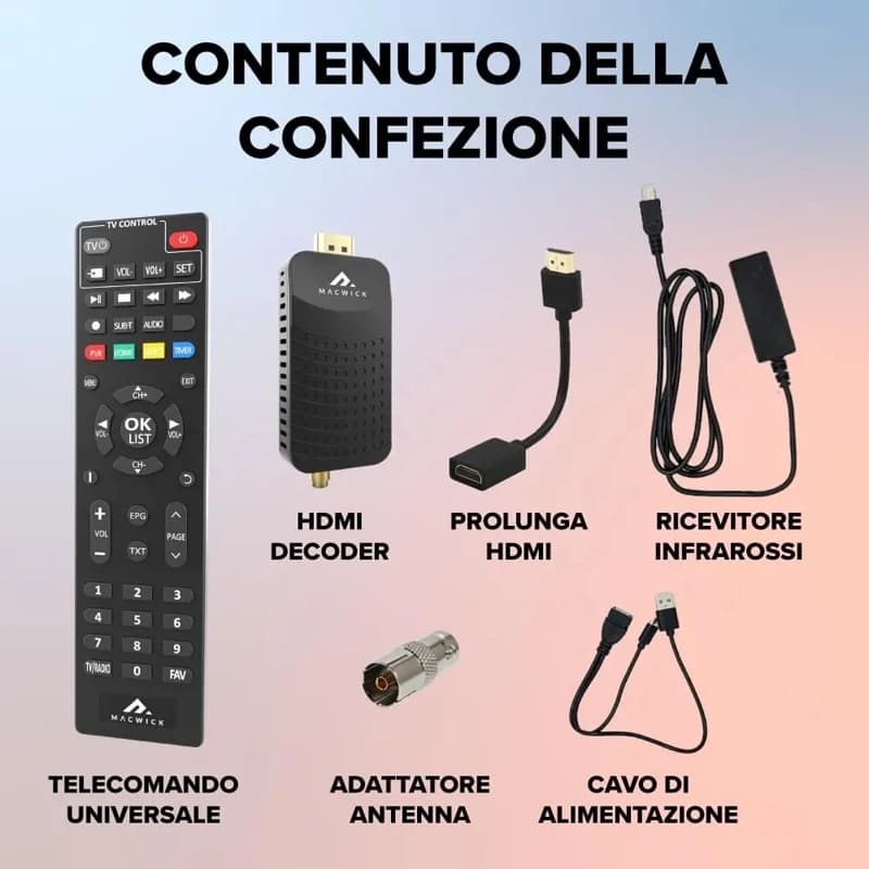 گیرنده دیجیتال Macwick مدل DVB-T2 — تصویر ۲