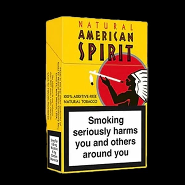 سیگار امریکن اسپیریت زرد اسموک Amercian spirit Yellow smoke